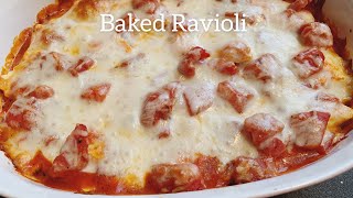 Easy Baked Ravioli|| Spinach & Ricotta Ravioli Easy Baked Ravioli|| Spinach & Ricotta Ravioli