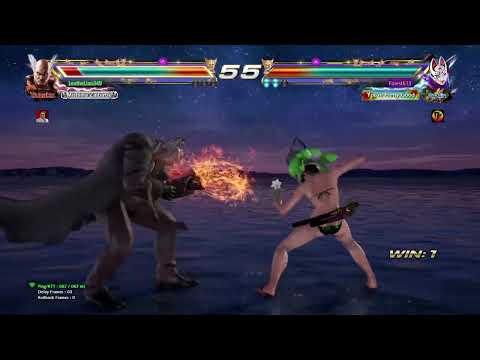 Kunimitsu VS Heihachi Laggy PS4 Casual Match v5 Tekken 7 20230730214826