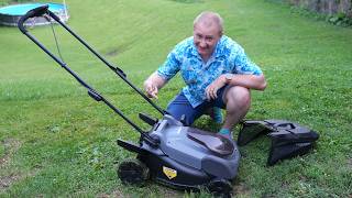 Neobitat E400 Self Propelled Lawnmower Unboxing & First Use