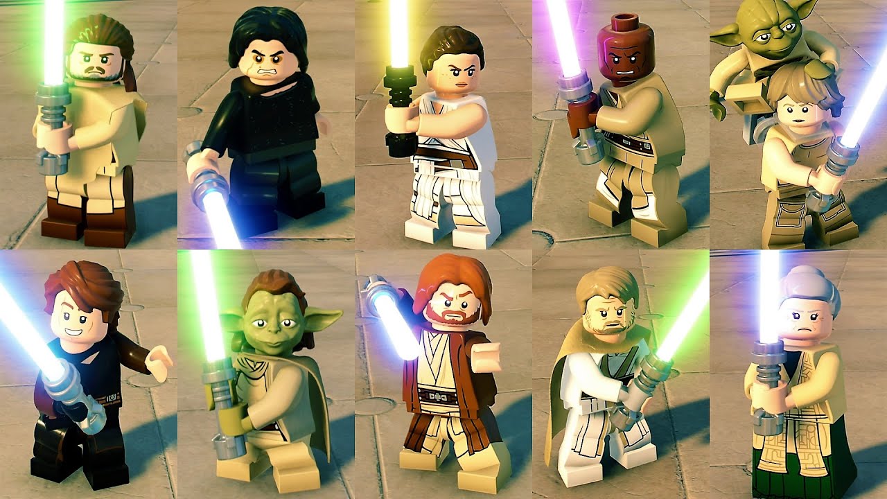 Todos Os Personagens De LEGO Star Wars: The Skywalker Saga 