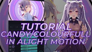 Tutorial trasisi + graph candy/colourfull in Alight motion screenshot 5