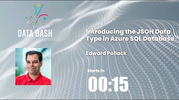 Introducing the JSON Data Type in Azure SQL Database with Edward Pollack