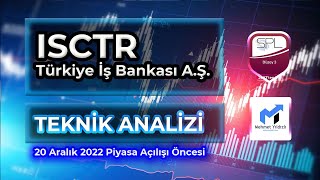 ISCTR (İŞ BANKASI C) HİSSE SENEDİ TEKNİK ANALİZİ - 20 Aralık 2022 Piyasa Açılışı Öncesi