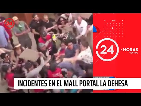 Nuevos incidentes se registraron en el Mall Portal La Dehesa | 24 Horas TVN Chile