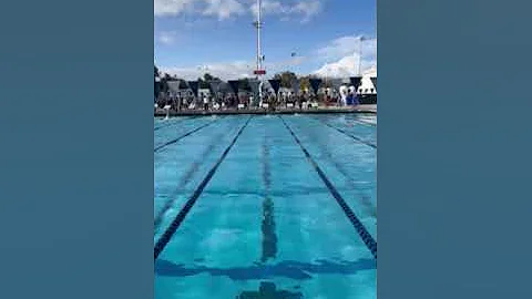 Noah's 1st High school swim meet as a freshman at ...