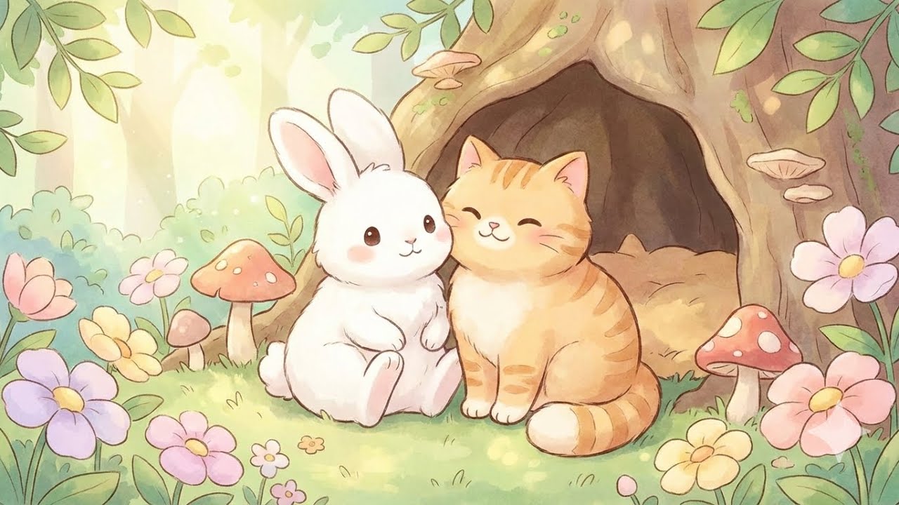 토끼와고양이의 첫 밀가루슬라임