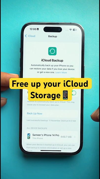 Free up your iCloud storage on iPhone #shorts #icloudiphone