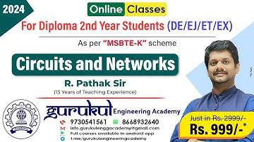 LECT-01 DC NETWORK ANALYSIS BY R PATHAK SIR | MSBTE K SCHEME
