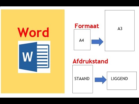 vonnis hand versterking Word: Formaat en afdrukstand - YouTube