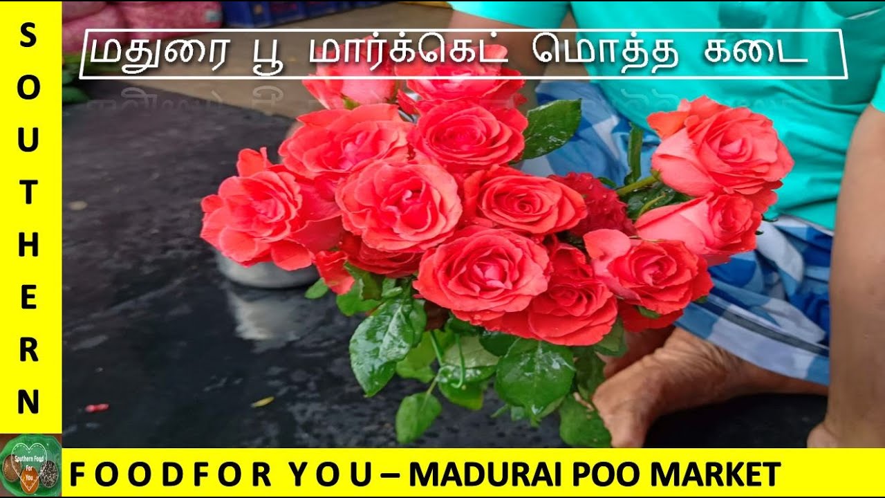 VLOG | Madurai poo Market| Madurai Flower Market| Rose | MADURAI MALLI | Southernfoodforyou