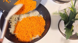Red lentils recipe. How to cook lentils without boiling.