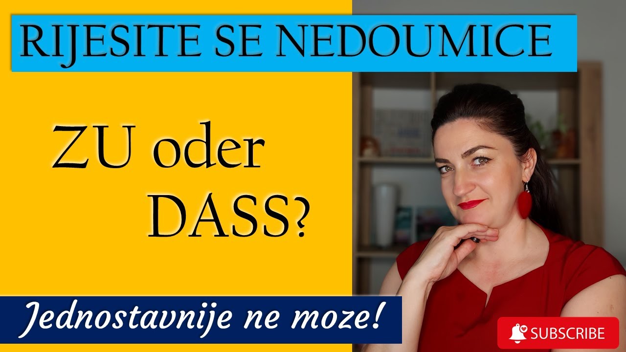 GRADIVO B1 NA NIVOU A1! - RECENICE SA ZU + INFINITIV