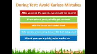 Test Taking Tricks