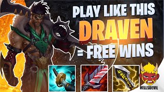 WILD RIFT | PLAY DRAVEN LIKE THIS = FREE WINS | Challenger Draven Gameplay | Guide & Build