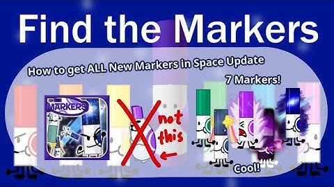 Roblox Find the Markers: How to find 7 New markers [DRYERASE TO SPACE UPDATE!]