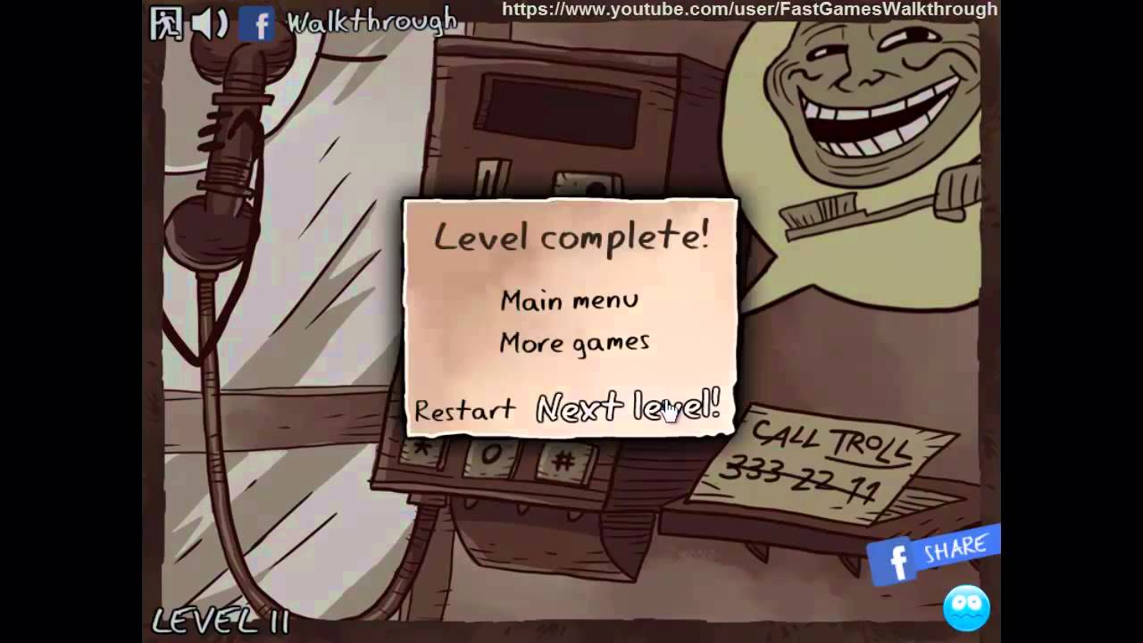 Trollface Quest 3 Fast Walkthrough YouTube trollface-quest-3-fast-walkthrough-youtube