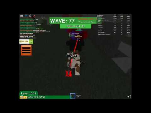 Roblox Zombie Attack Record Wave Old Youtube - napkinnate roblox zombie attack