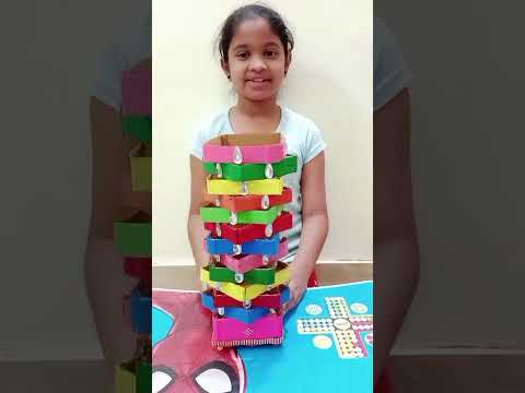 Best out of waste school project for kids #Lucky Aaradhya - YouTube