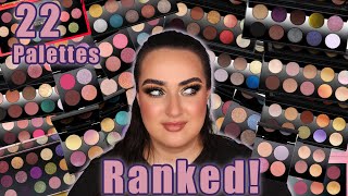 RANKING MY PAT MCGRATH EYESHADOW PALETTE COLLECTION FROM WORST TO BEST!