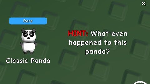 (NEW) How to get Classic Panda