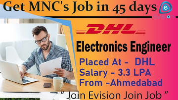 Congrats, Prem Khatri |ELECTRONICS ENGINEER| 3.3LPA | Got Selected as System Engineer in DHL Company