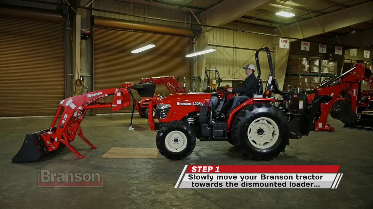 How To Mount A Branson SL00, SL15, BL15, BL25R & BL45 Loader... Upload