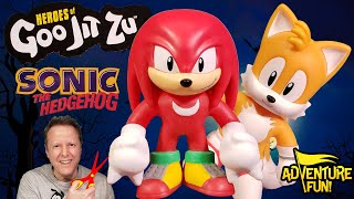 What’s Inside Heroes of Goo Jit Zu Sonic The Hedgehog Knuckles & Tails Adventure Fun Toy review!