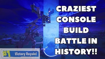 MOST *INSANE* CONSOLE BUILD BATTLE IN FORTNITE!?! Max Height! - Fortnite: Battle Royale