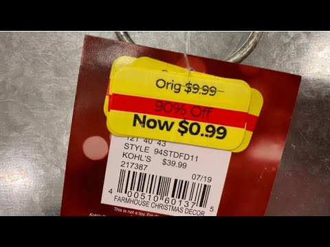kohl's-90%-off-clearance-sale:-kids-clothes,-bedding,-beauty-+-christmas-items!-shop-with-me!