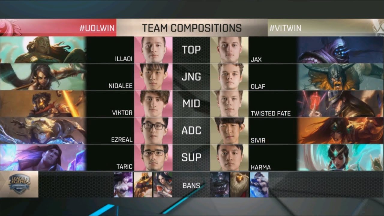 UOL vs VIT Game 1 D2W7 EU LCS Summer Split 2016 |Unicorns Of Love vs Team Vitality Day 2 Week 7