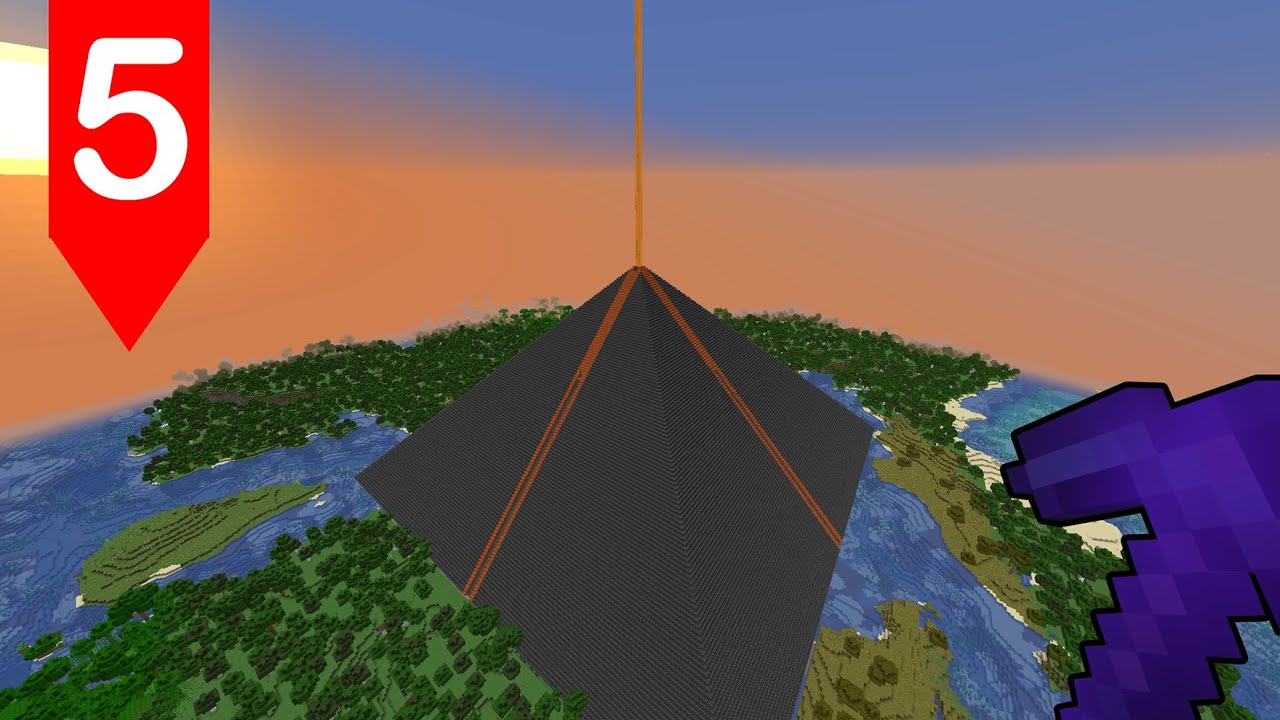 I Built a GIANT Pyramid in Minecraft Survival - YouTube