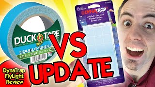 Duct Tape VS DynaTrap StickyTech Glue Cards | Dynatrap FlyLight Update Review
