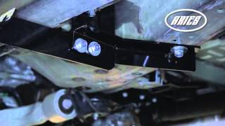 ARIES Side Bar Installation 3in Round Side Bars 206008 on Honda Pilot