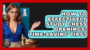 How To Effectively Study Chess Openings: Time-saving Tips? - The Chess Codex