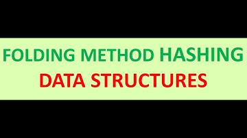 FOLDING METHOD | HASH FUNCTION | DATA STRUCTURES | ALGORITHMS