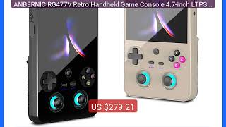 ANBERNIC RG477V Retro Handheld Game Console 4.7-inch LTPS 64 B... â€” Best Buy 2026 | Great Quality!