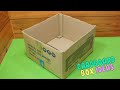 2 QUICK AND EASY CARDBOARD BOX IDEAS