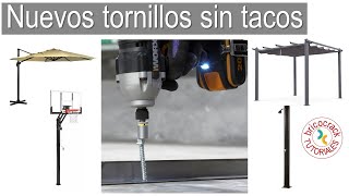 Atornillar estructuras en suelos de hormigón ¡y poder quitarlas!  (Bricocrack)