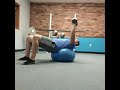 Stability Ball Seesaw Press