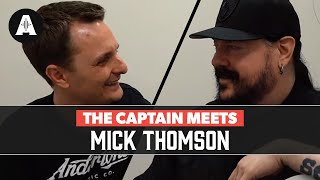 The Captain Meets Mick Thomson (Slipknot)  Backstage at The London O2 Arena!