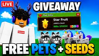 FREE SUPER SEEDS AND PETS GIVEAWAY in Grow a Garden 2 ROBLOX! #roblox #shorts #shortslive #fyp
