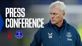 NOTTINGAMO MIŠKAS prieš EVERTONĄ | Davido Moyeso "Premier" lygos priešmūšio spaudos konferencija