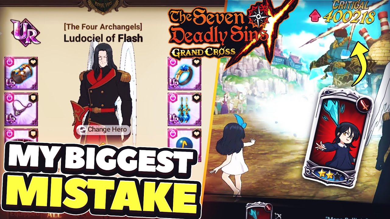 MY BIGGEST MISTAKE EVER! 1/6 UR GEAR LUDOCIEL! | Seven Deadly Sins: Grand Cross