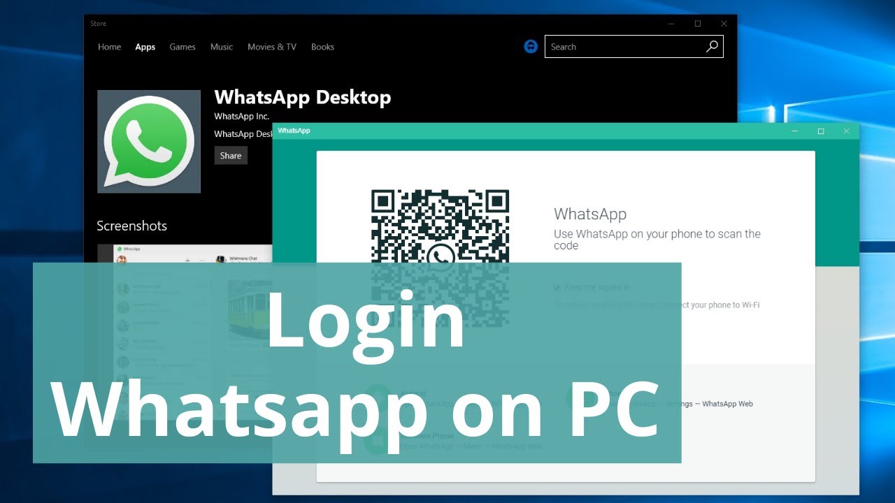 how to make whatsapp web login permanent