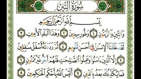 سورة التين ناصر القطامي -   Surah At-Tin nasser katami