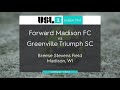 Forward Madison FC vs. Greenville Triumph SC: April 27th, 2019