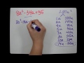 Factoring Trinomials by Grouping Quiz