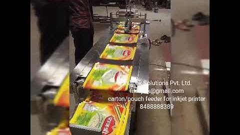 High Speed Feeder for #Carton ,#Pouch , #Label, #pouchpacking - Filsilpek - +919054294961