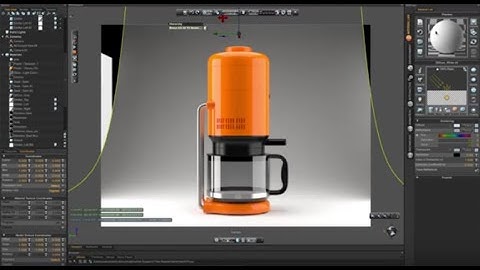 Fusion 360 and Thea Render: Braun KS 20 Coffee Maker