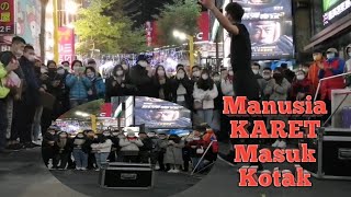 ATRAKSI MANUSIA KARET DI TAIWAN | SENIMAN JALANAN